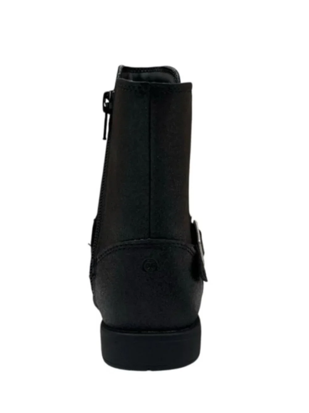 NWT Stride Rite Toddler Girls Lizz Mid Calf Boots Black Shimmer Easy On